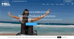 Desktop Screenshot of mobilityandcomfort.co.uk